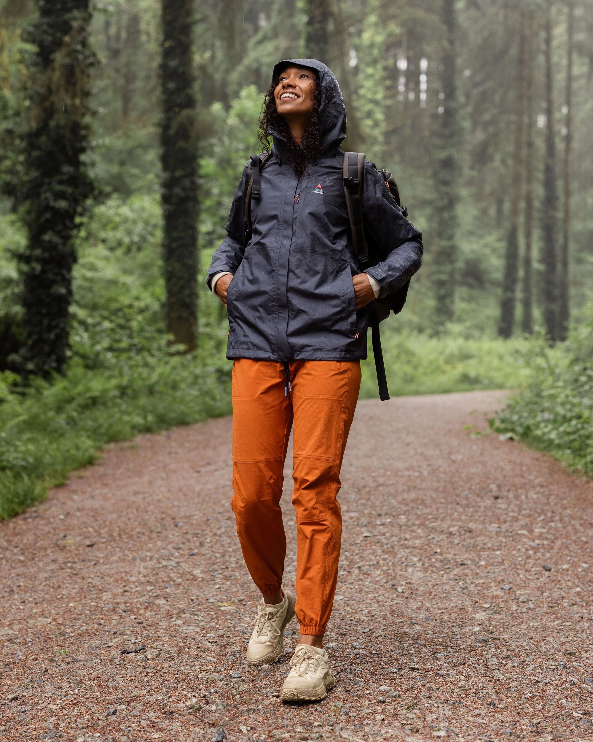 Sandstone Recycled Active Trail Jogger - Sunset Orange - Lifestyle