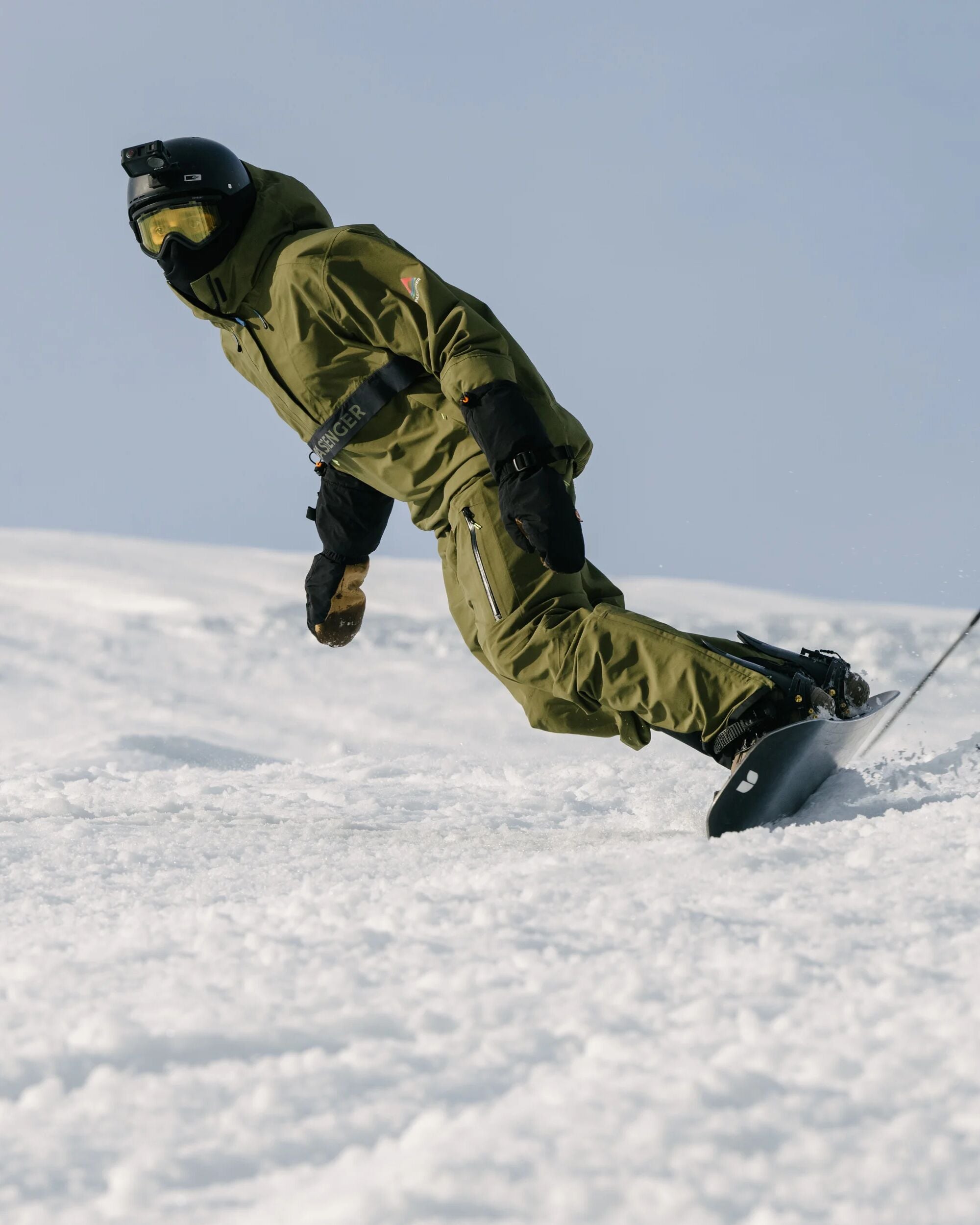 Snowscape Men's Recycled Anorak - Khaki - Lifestyle