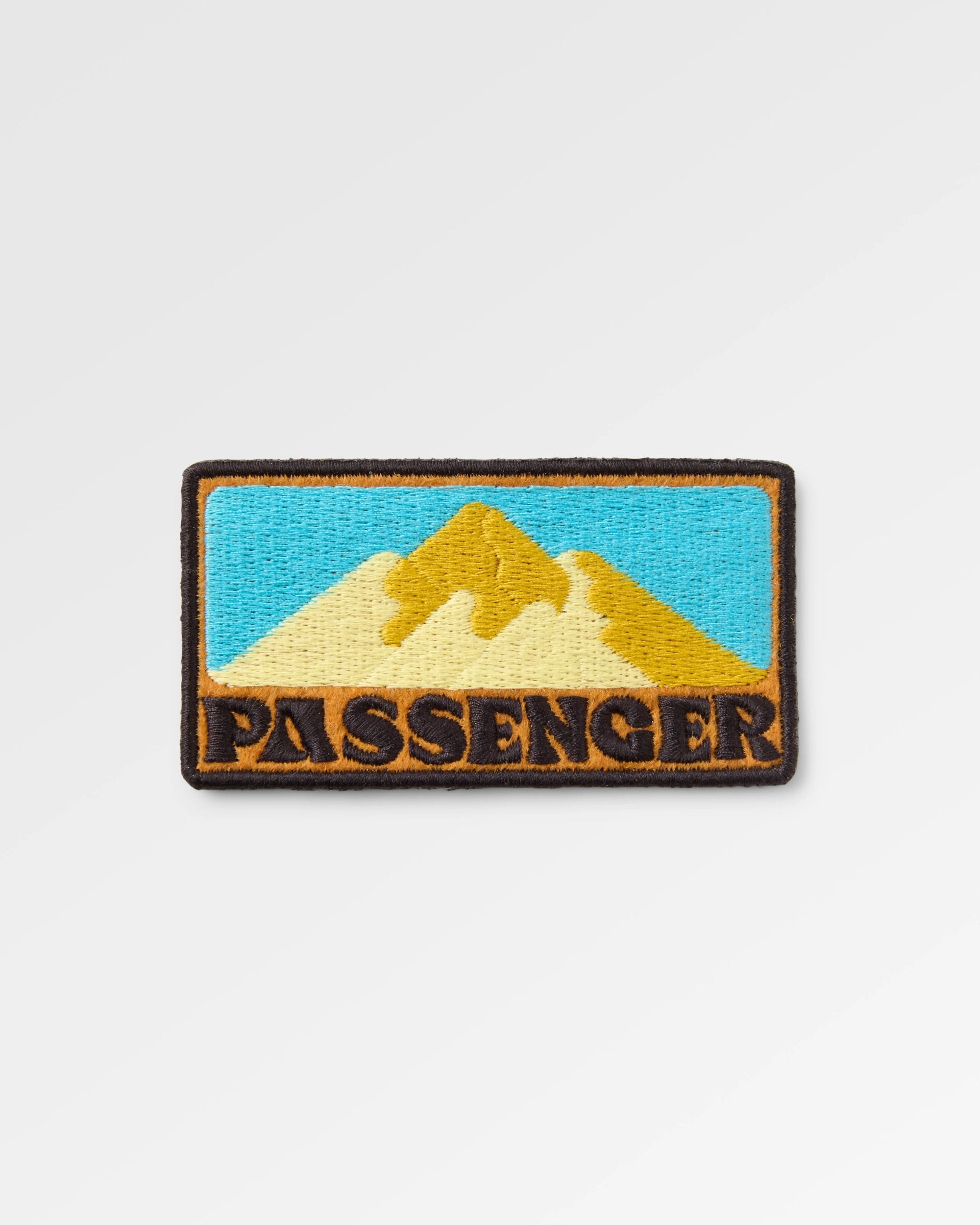 Mountain Escape Patch - Retro Orange - Flatlay