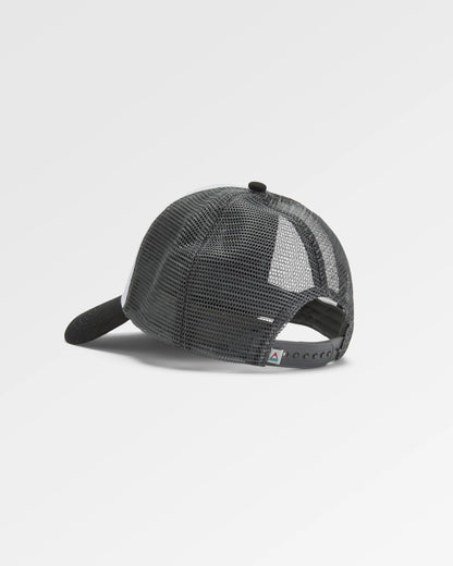 Heritage Mesh Snapback Cap - Storm Grey/ Black - Flatlay