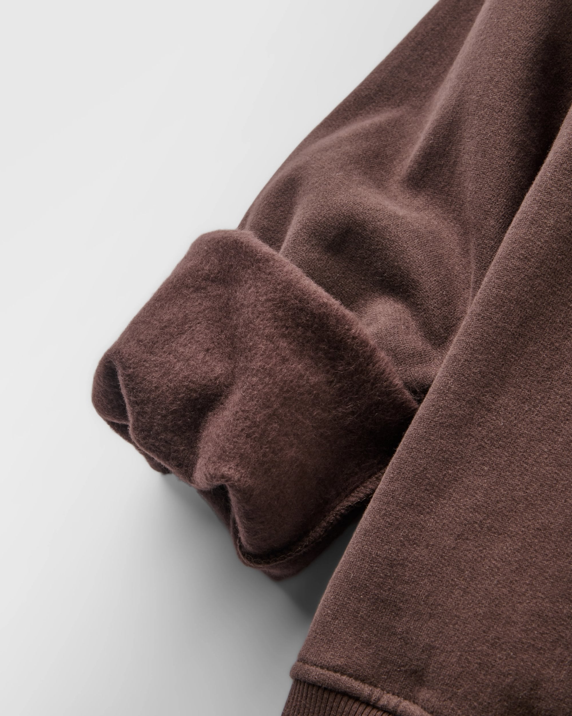 Roam Further Sweatshirt - Espresso - Flatlay