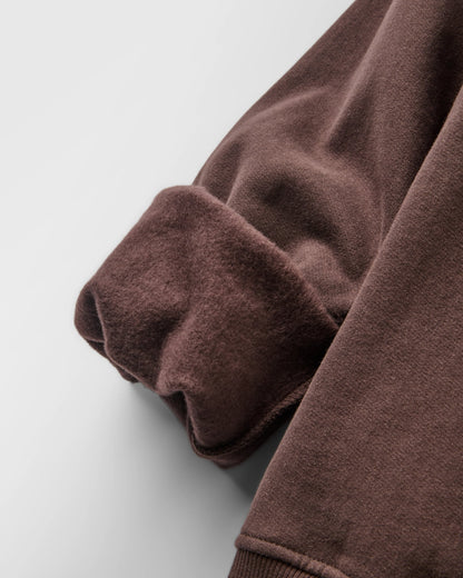 Roam Further Sweatshirt - Espresso - Flatlay
