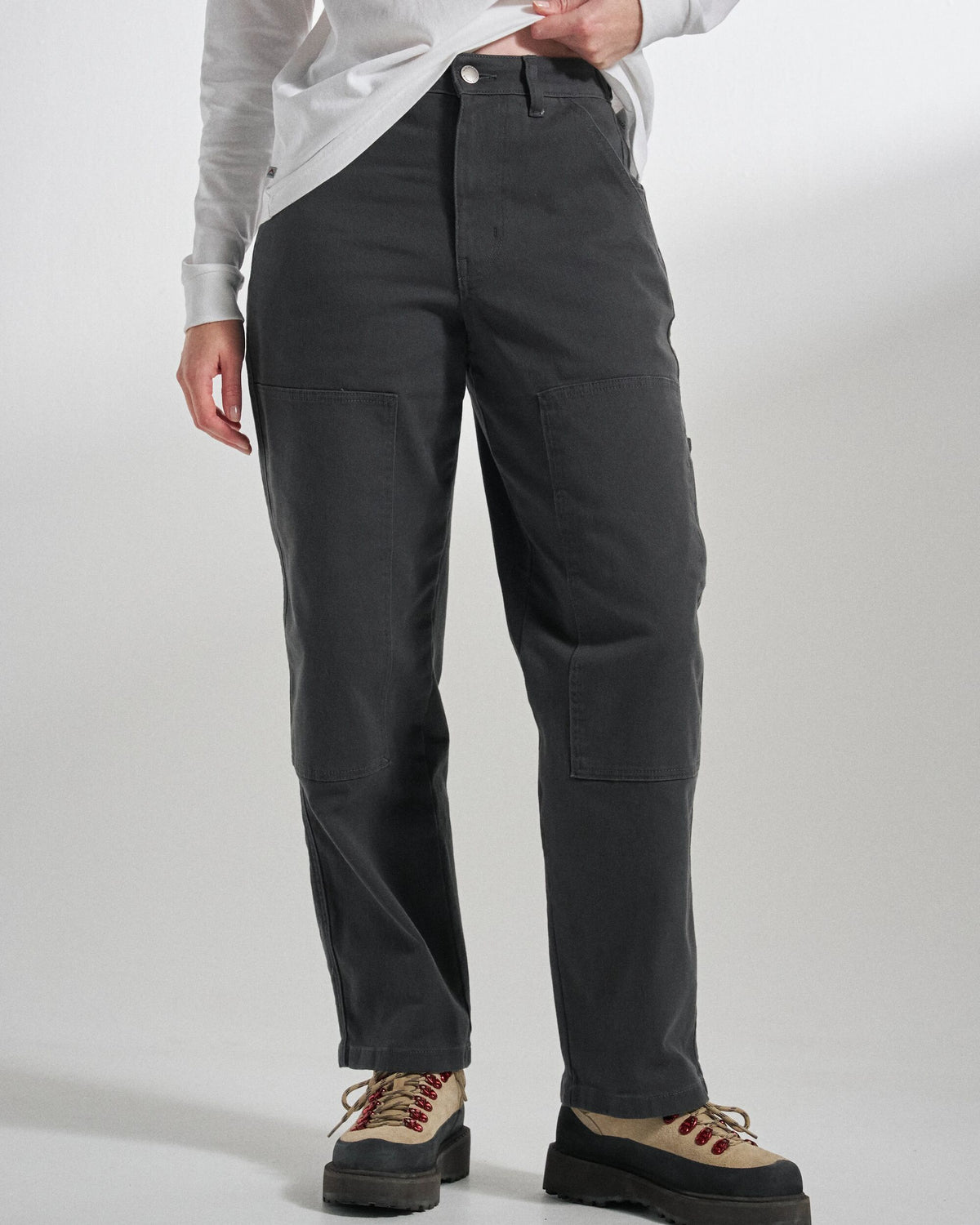 Fortuna Trouser - Faded Black - Studio Model