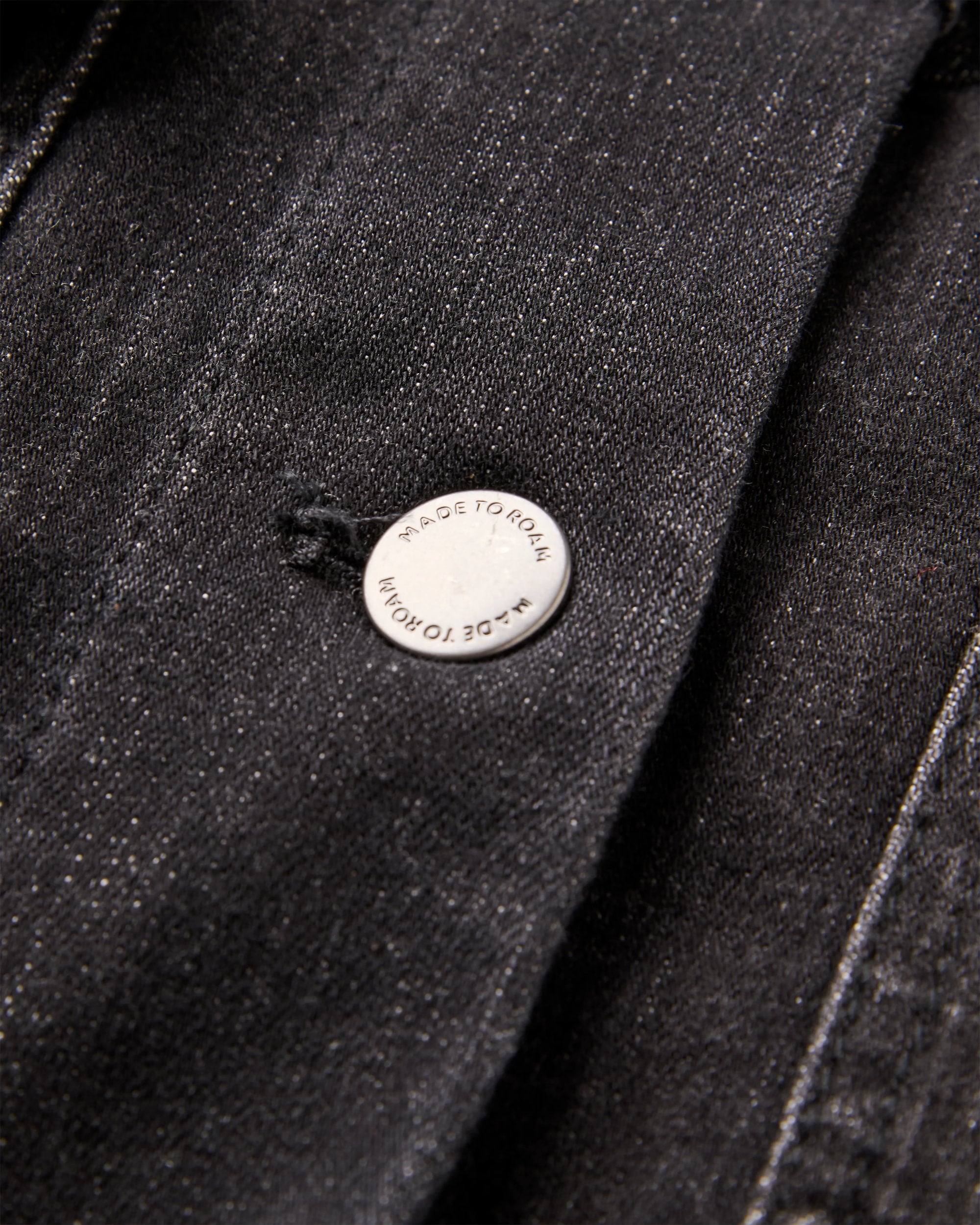 Stella Denim LS Shirt - Washed Black Denim - Flatlay