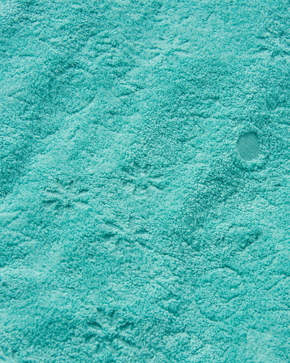 Vibes Textured LS Top - Aqua - Flatlay