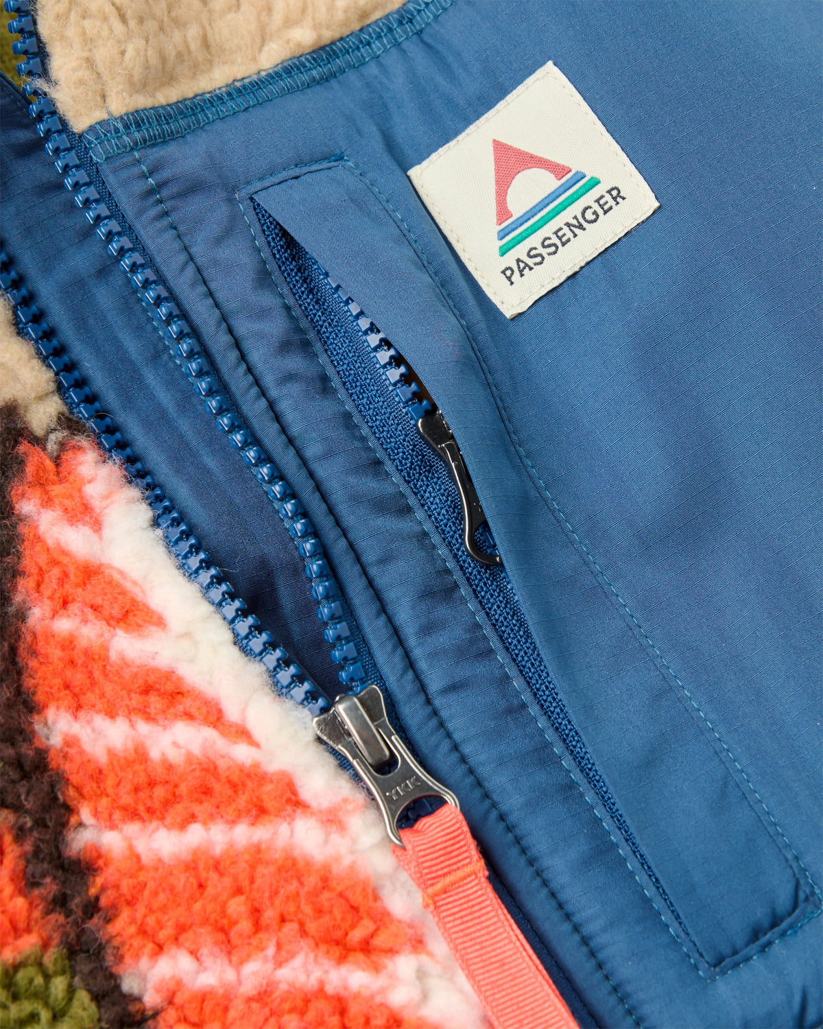 Offroad Sherpa 1/2 Zip Fleece - Lost On Purpose Khaki - Flatlay