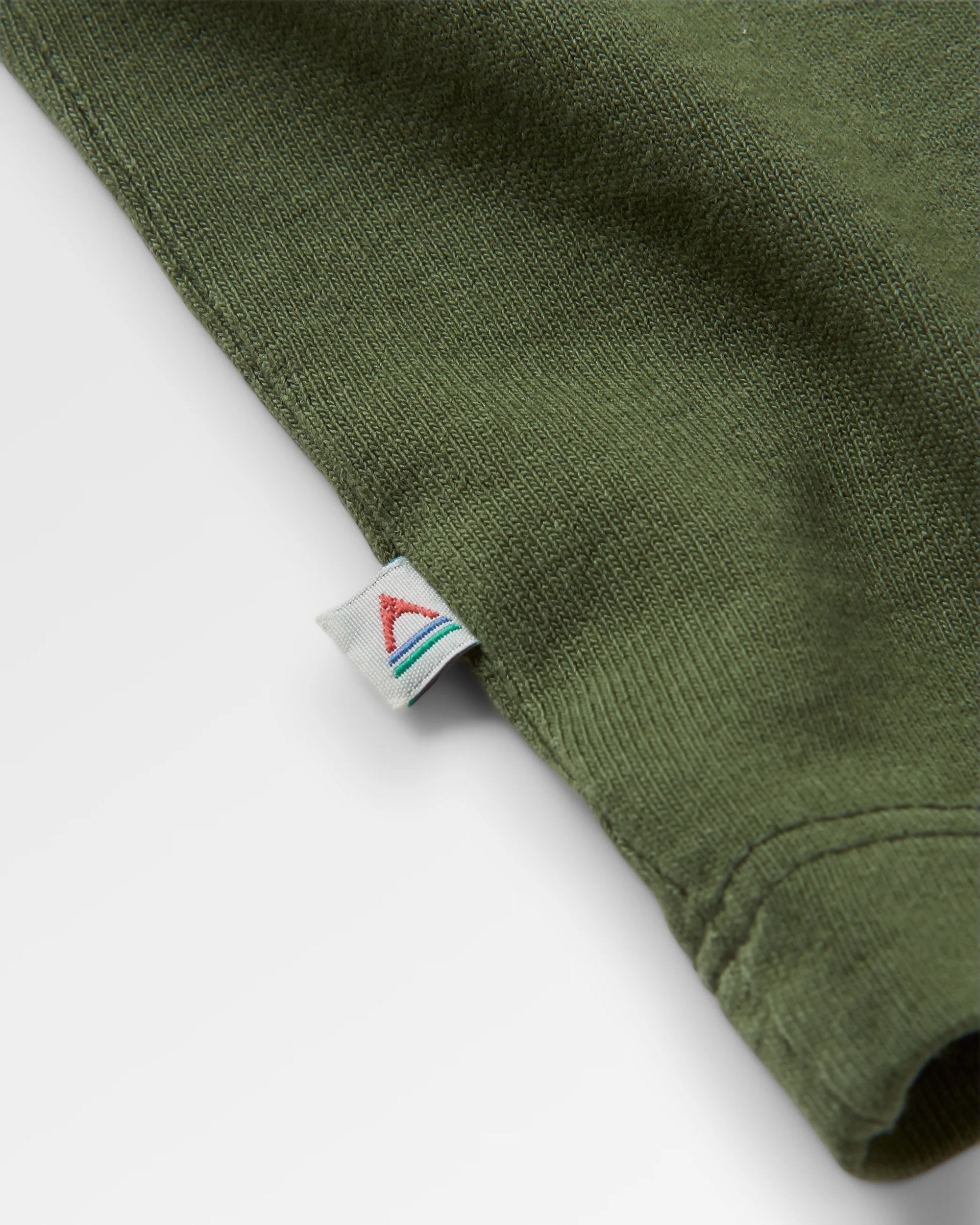 Rambler Recycled Cotton T-Shirt - Fir Tree - Flatlay