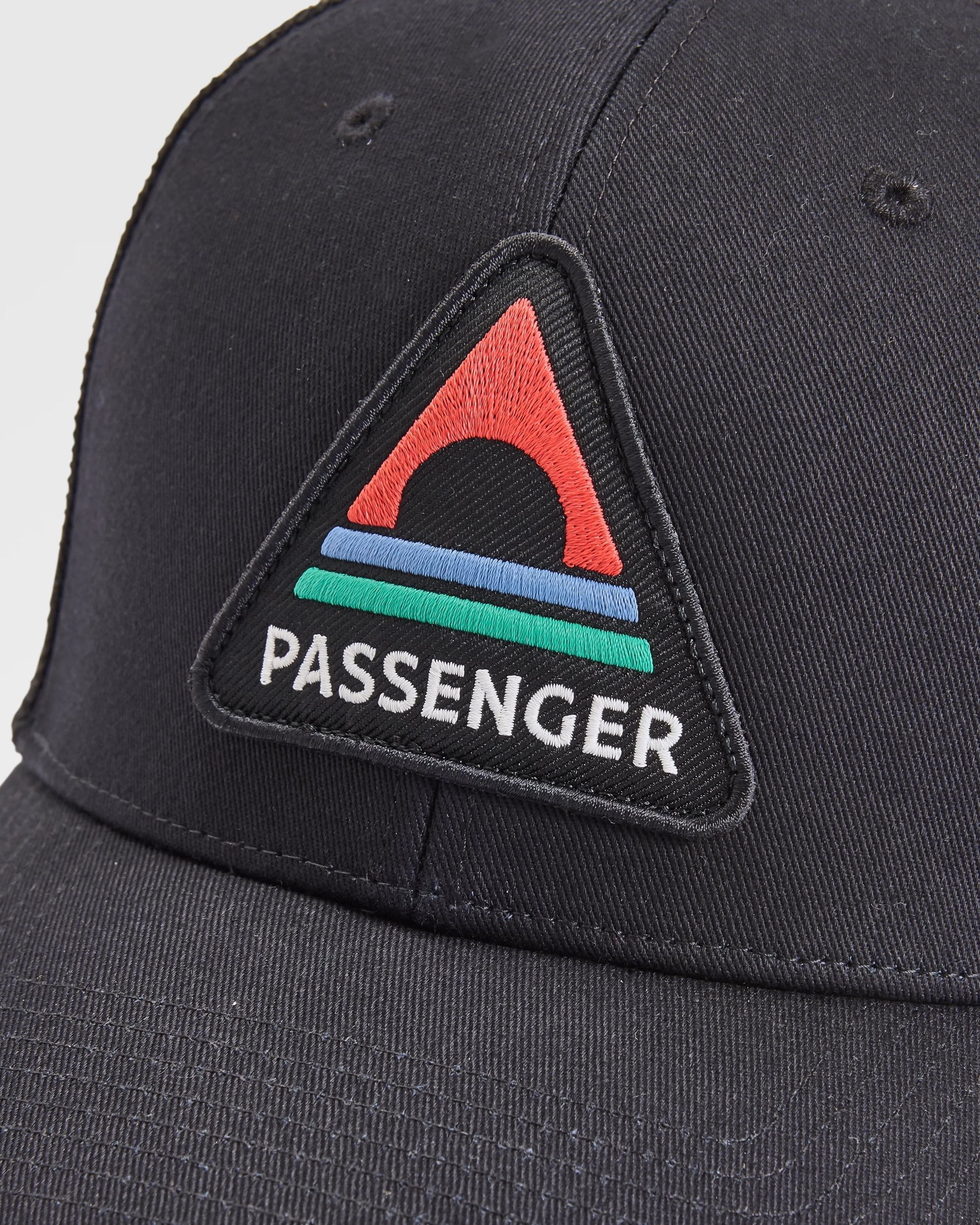 Elements Core Trucker - Triangle Patch - Black - Flatlay