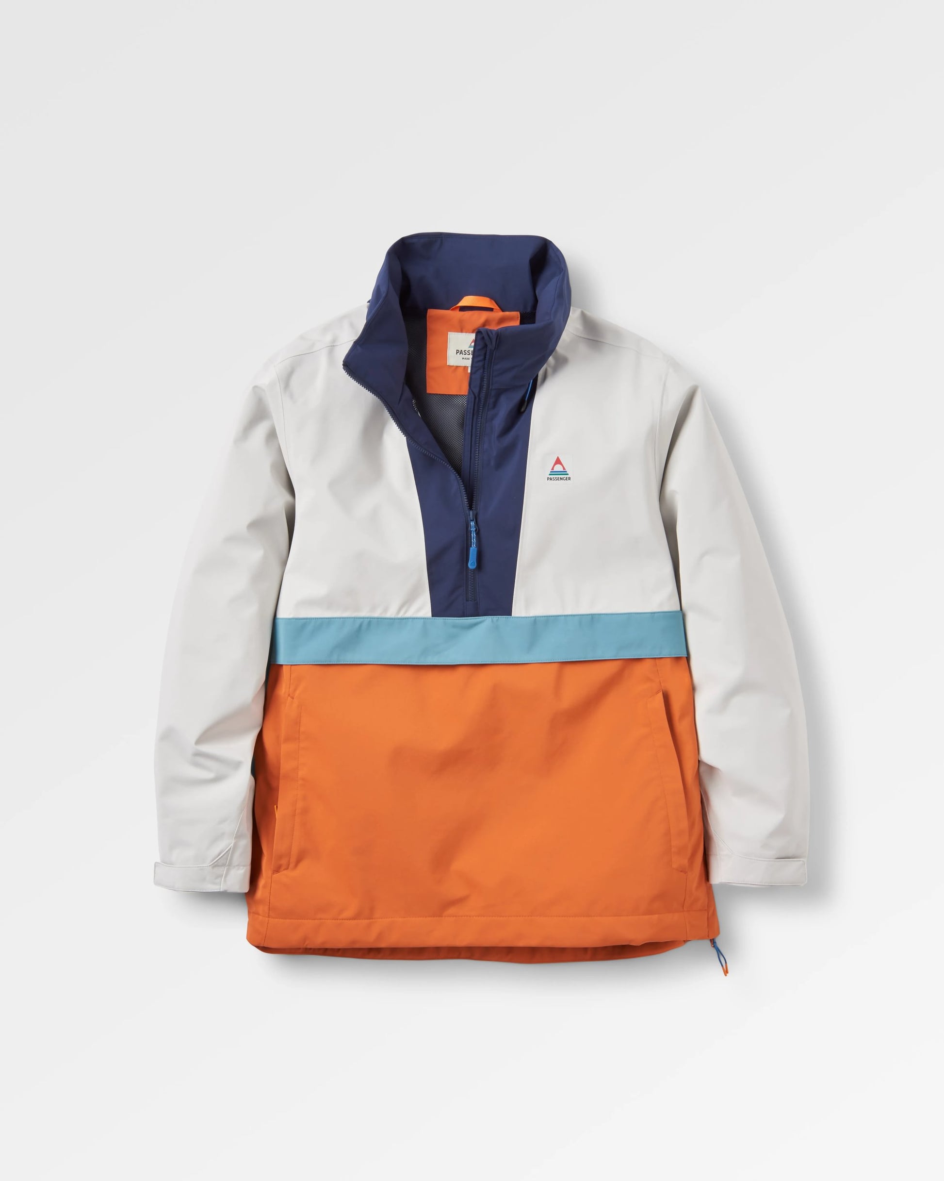 Skyline Recycled Waterproof Anorak - Burnt Orange/Birch