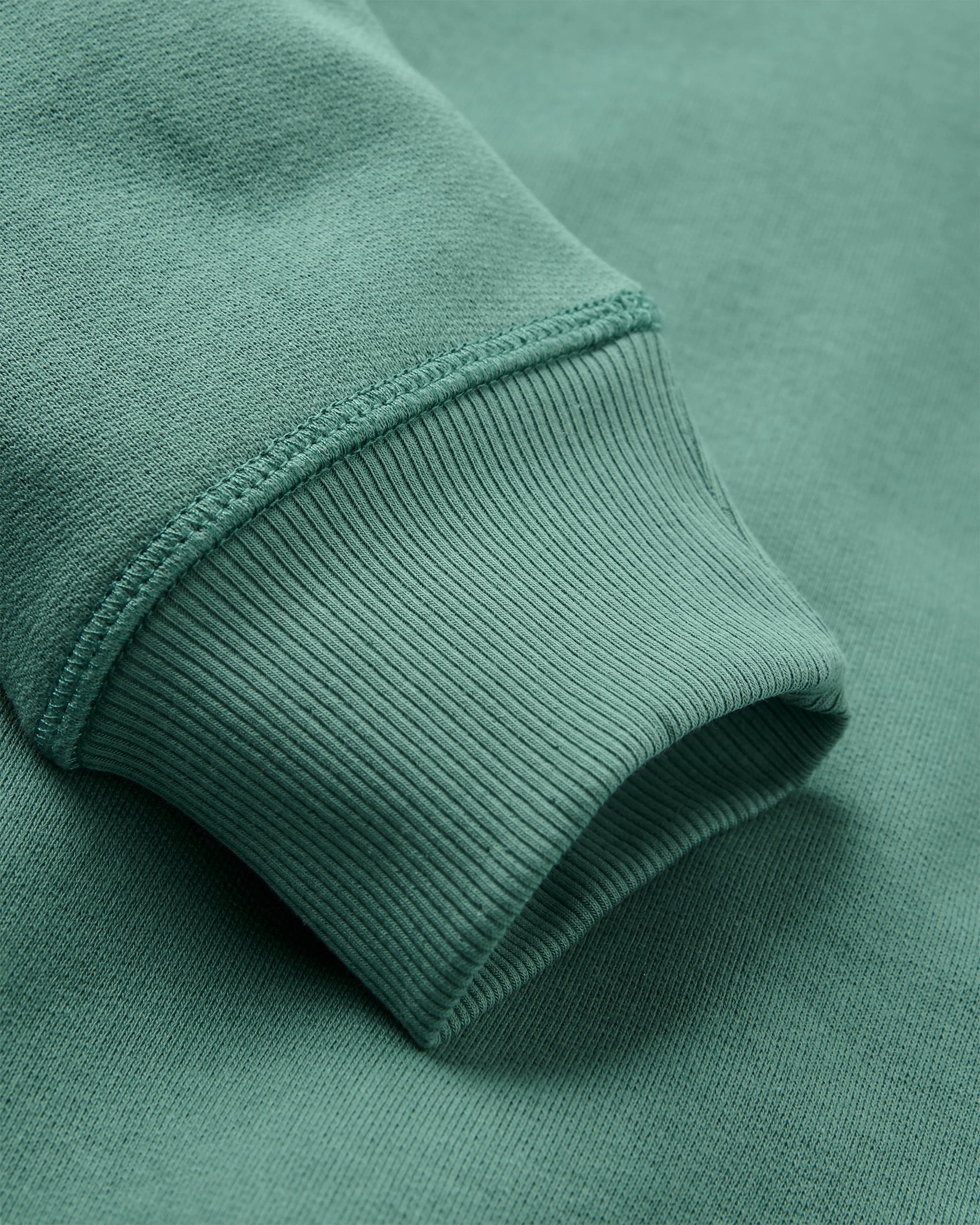 Roamer Men's Recycled Cotton Sweatshirt - Deep Ocean - Flatlay