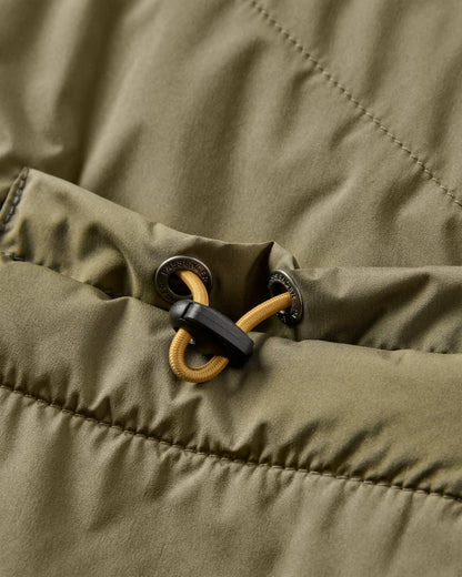 Lucia Sherpa Lined Bomber Jacket - Dusty Olive - Flatlay