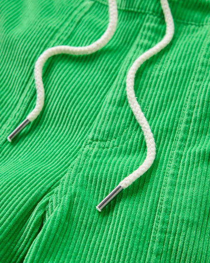 Avian Organic Cord Short 2.0 - True Green - Flatlay