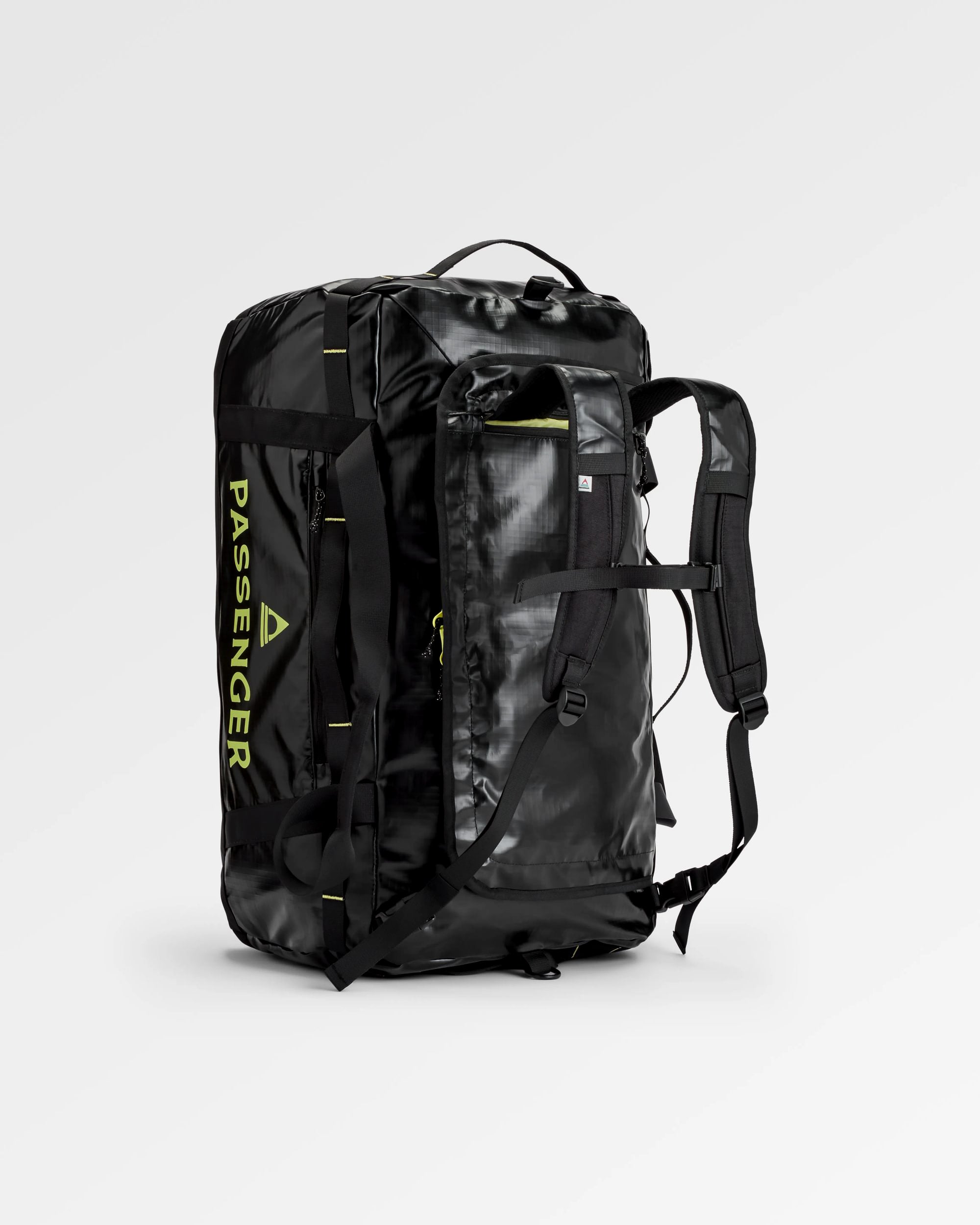Roamer Recycled 80L Duffel Bag - Black - Flatlay