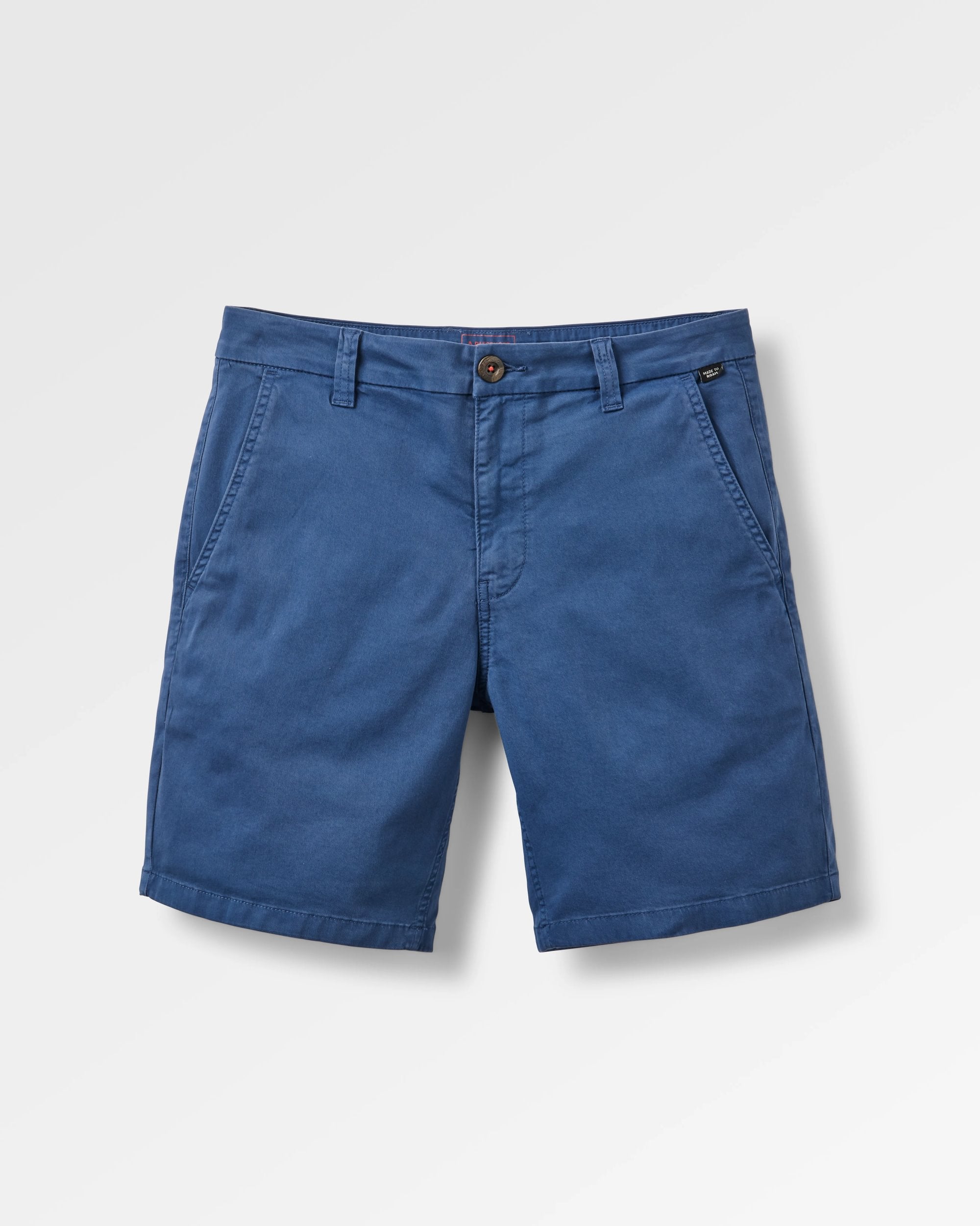 365 Organic Cotton Short - Dark Denim - Flatlay