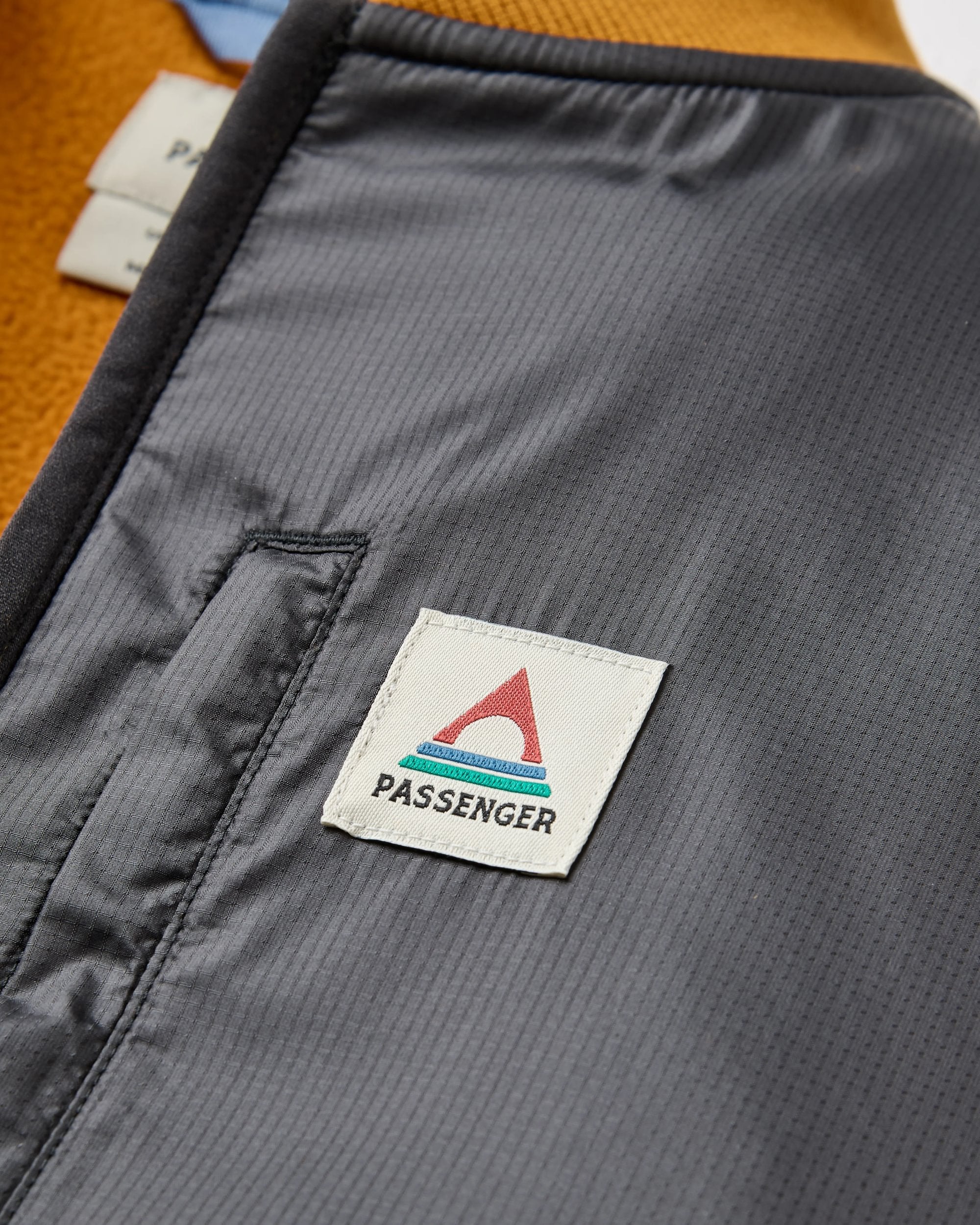 Reconnect Recycled Sherpa Fleece - Retro Orange - Flatlay