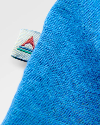 Laidback Relaxed Fit T-Shirt - Marine Blue - Flatlay