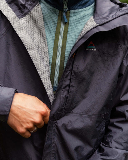 Trailscape Men's Recycled Waterproof Jacket - Charcoal - Lifestyle