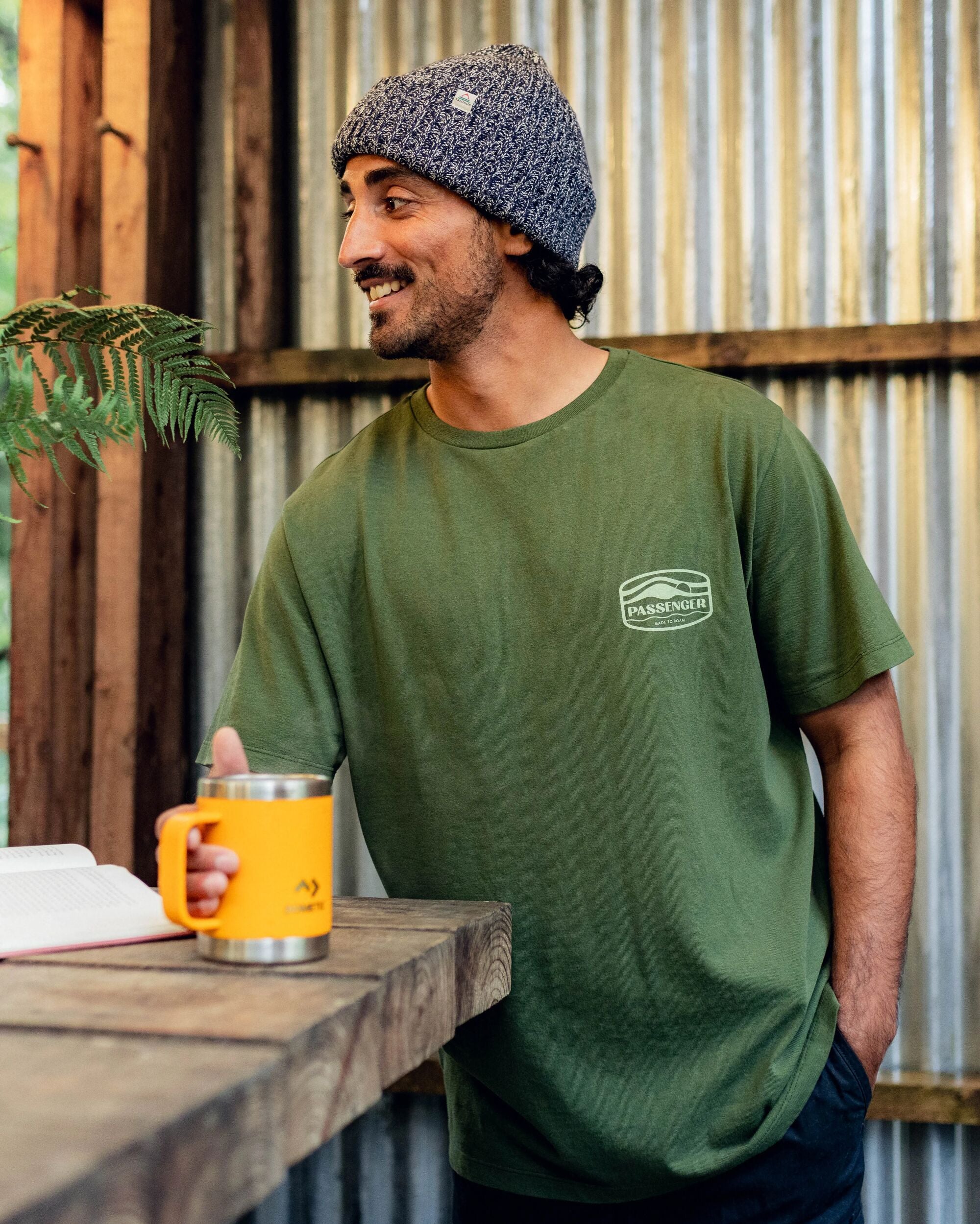 Rambler Recycled Cotton T-Shirt - Fir Tree - Lifestyle