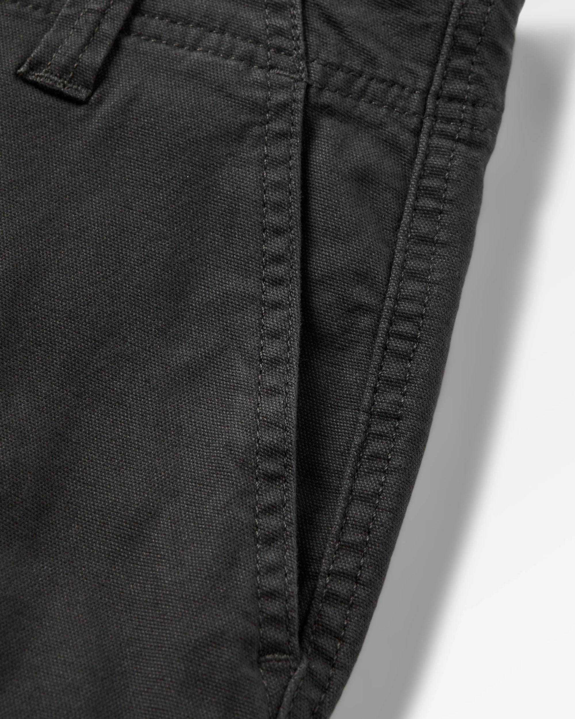 Lakeside Cargo Short - Faded Black - Flatlay