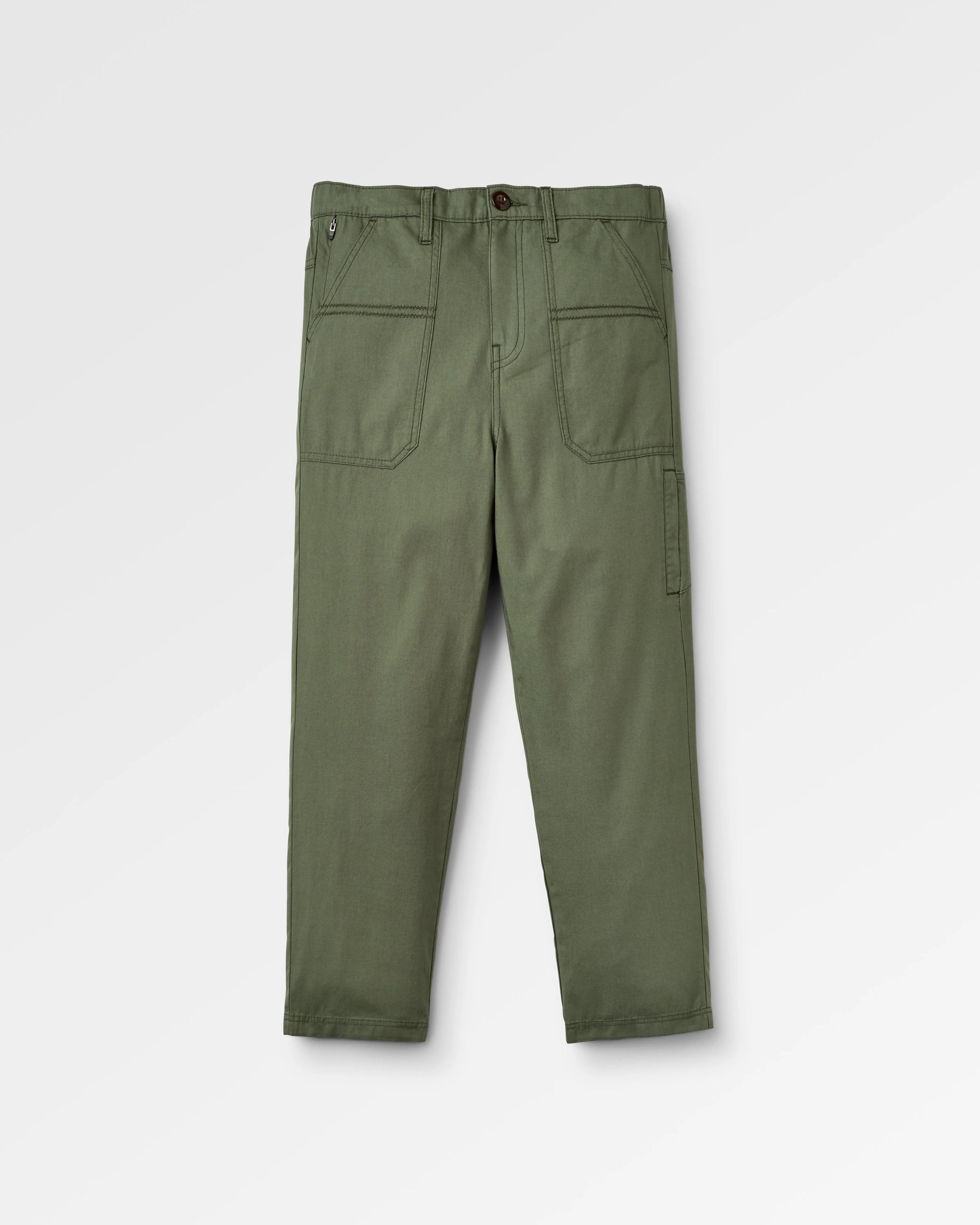 Talis Light Casual Trouser - Wild Green - Flatlay