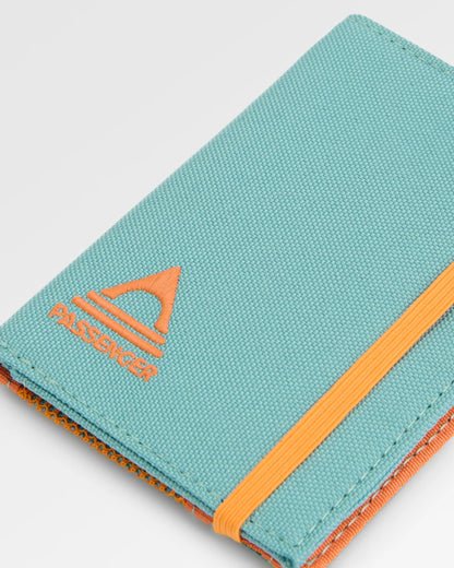 Essentials Recycled Wallet - Arctic/Retro Orange - Flatlay