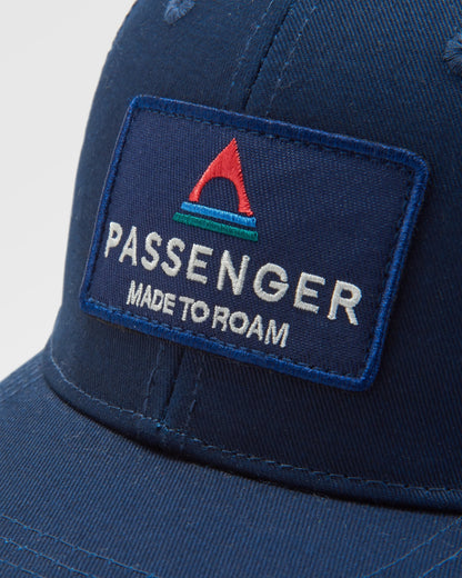 Core Recycled Cotton Trucker Cap - Rich Navy