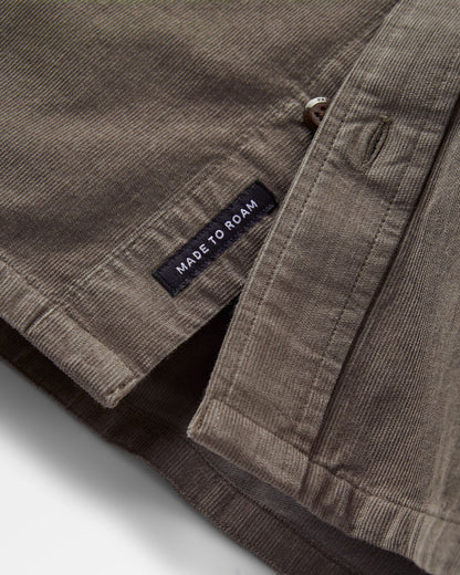 Backcountry Cord Light Shirt - Dusty Olive - Flatlay
