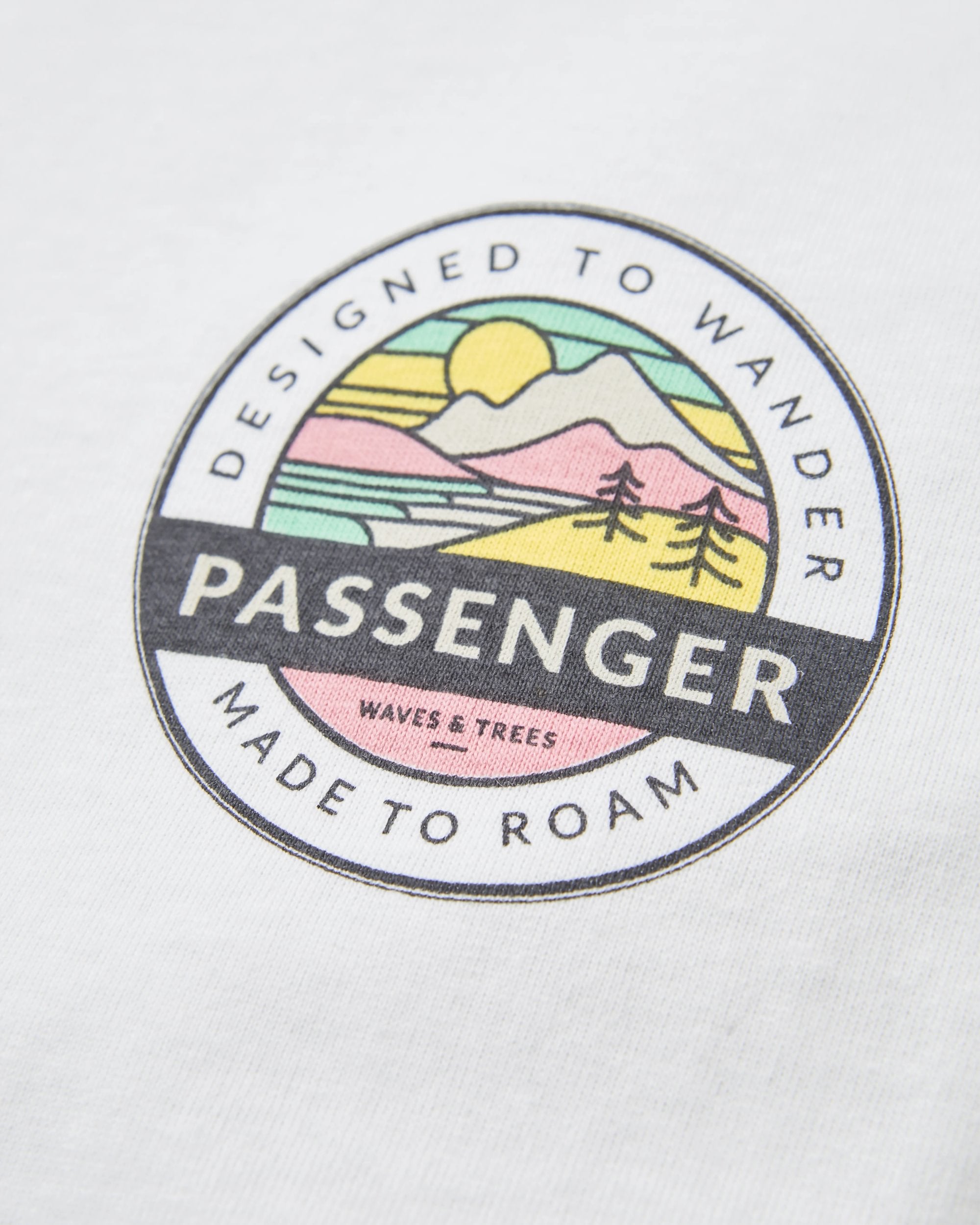 Odyssey Organic Cotton LS T-Shirt - White - Flatlay