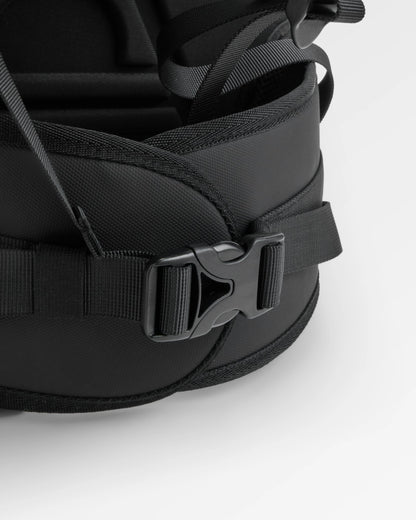 Atlas Recycled Backpack Duffel - Black - Flatlay