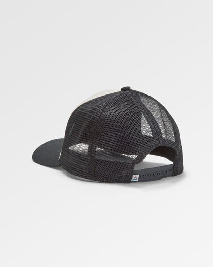 Core Organic Cotton Trucker Cap - Black/ White - Flatlay