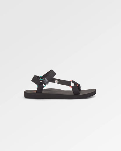 Monterey Sandal - Black - Flatlay