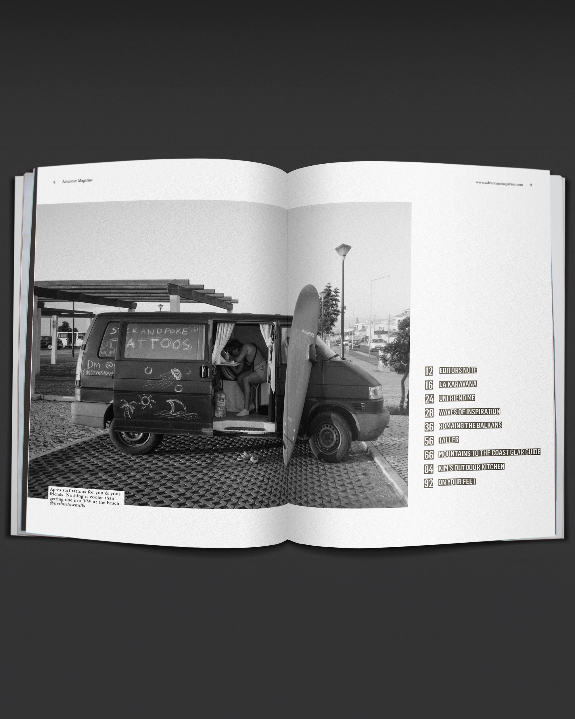 Advanture Magazine Issue 12 - Flatlay