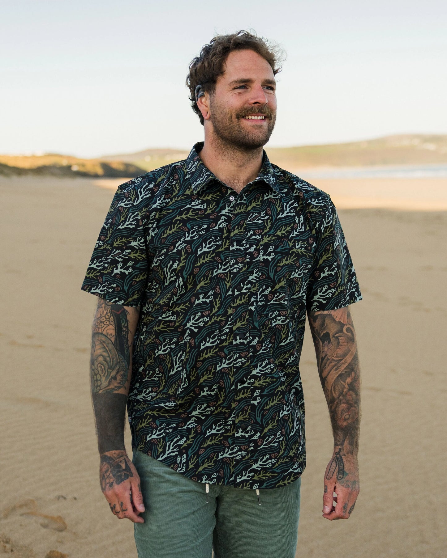 Way Ripstop Short Sleeve Shirt - Ocean Current Black