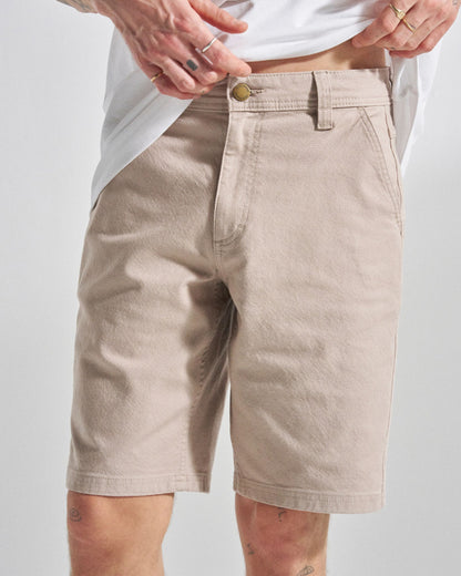 Vantage Organic Cotton Canvas Short - Simply Taupe - Studio Model
