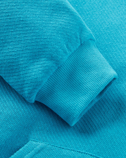 Sneak Organic Cotton Hoodie - Bluejay - Flatlay