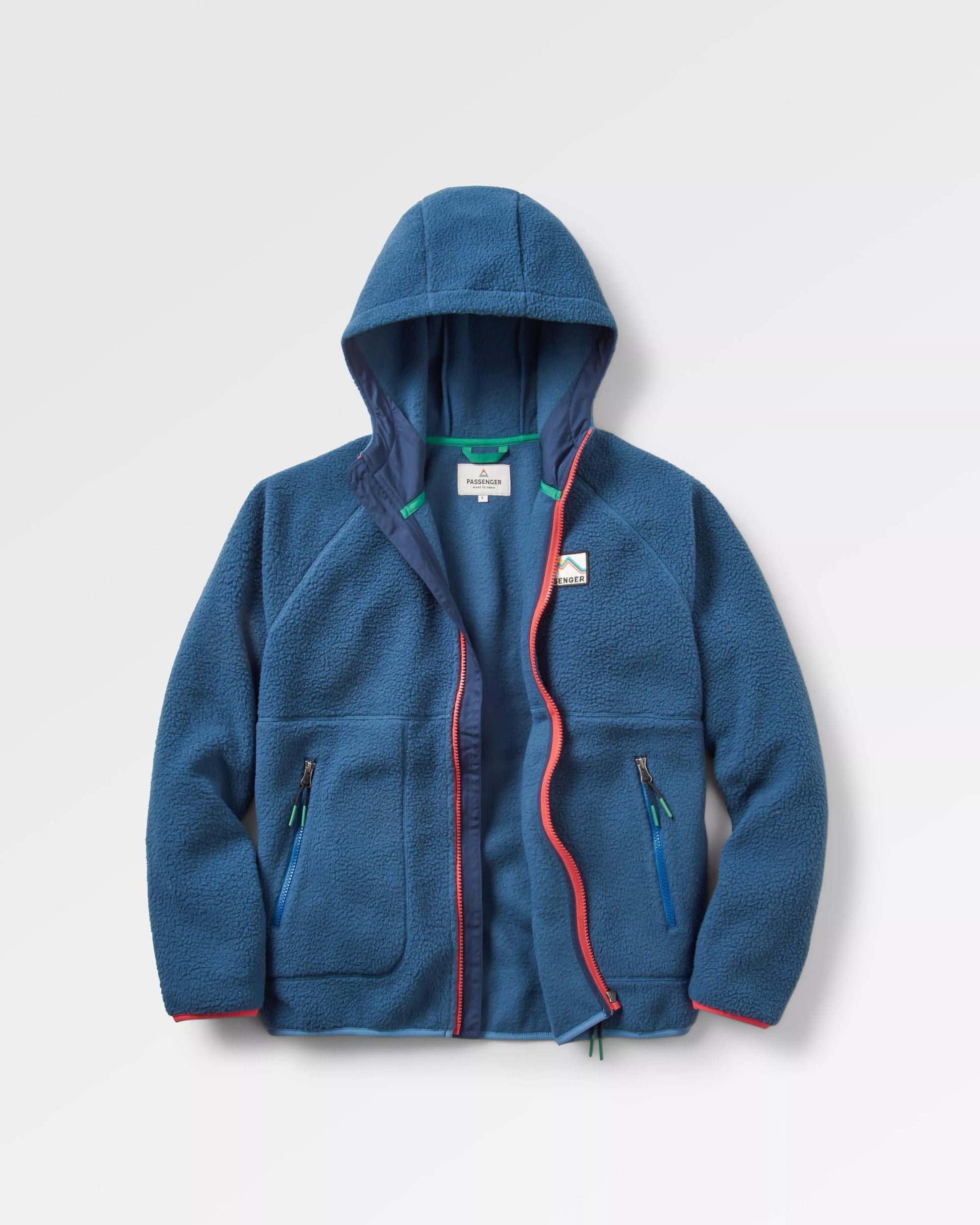 North Coast 2.0 Full Zip Recycled Sherpa Fleece - Dark Denim