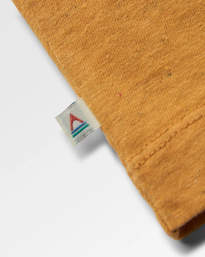 Heritage Organic Relaxed Fit T-Shirt - Spruce Yellow Marl - Flatlay