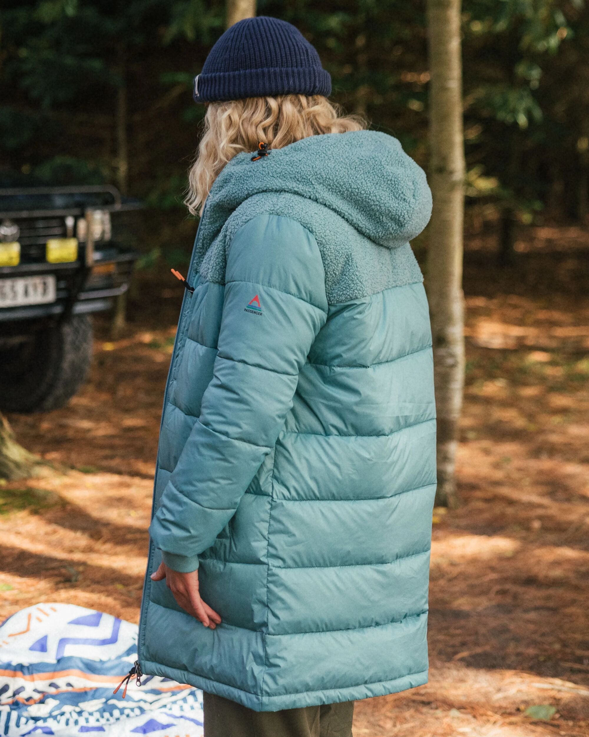 Elowen Hooded Recycled Insulated Jacket - Arctic - Lifestyle