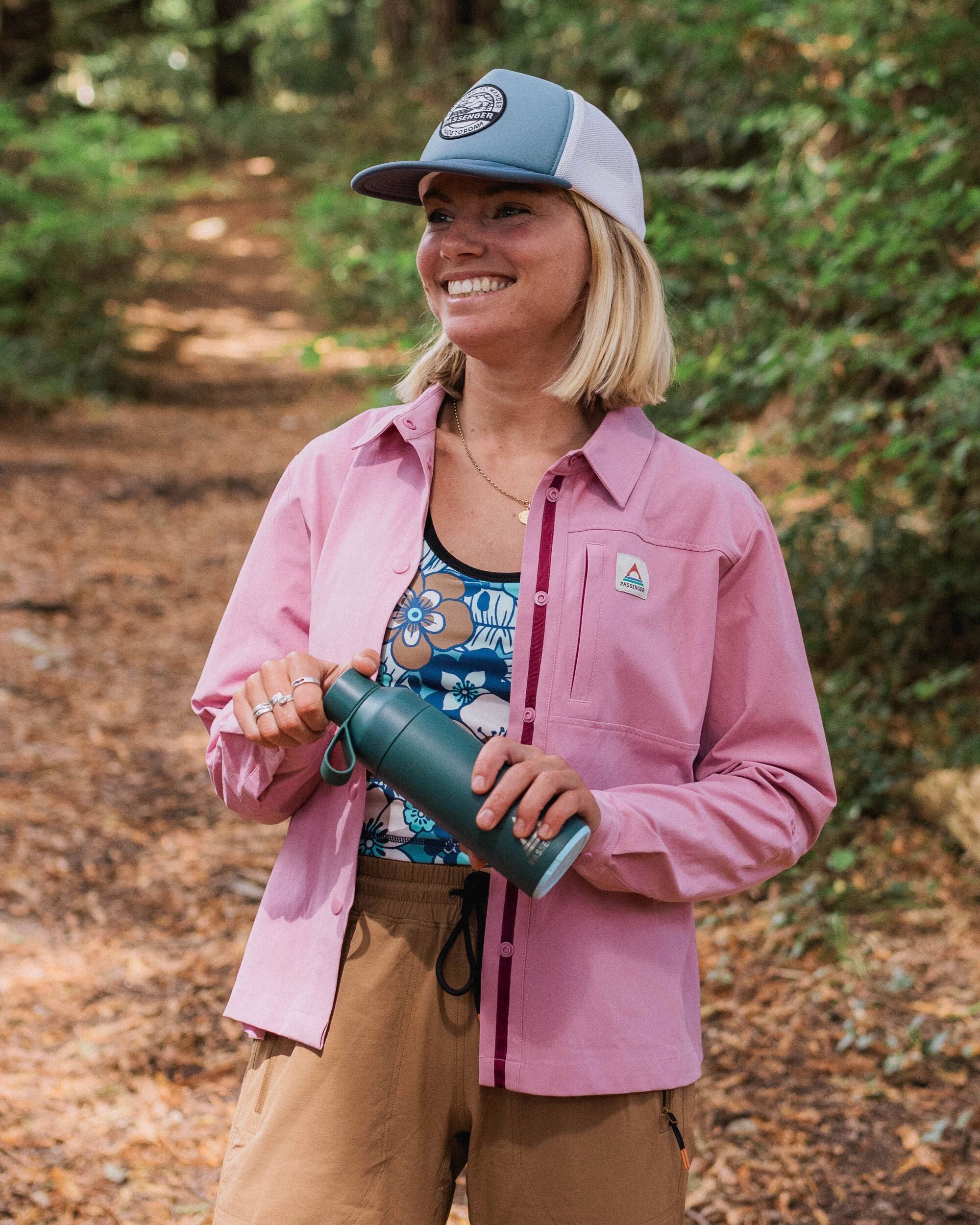 Navigate Stretch Shirt - Pink Haze - Lifestyle