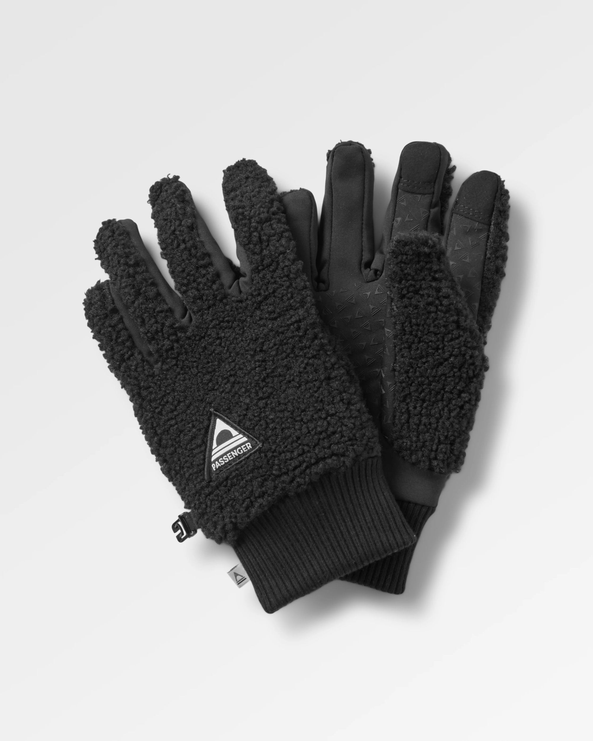 Snowfall 2.0 Recycled Sherpa Gloves - Black - Flatlay