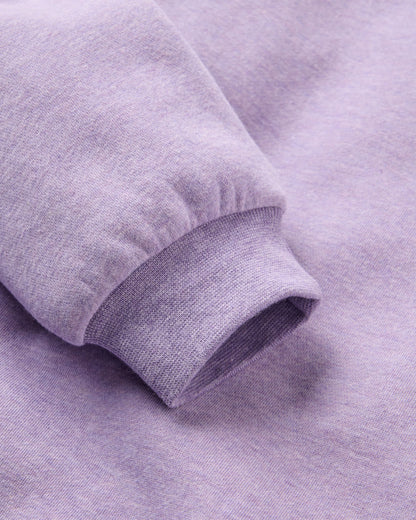 Legacy Sweatshirt - Purple Haze Marl - Flatlay