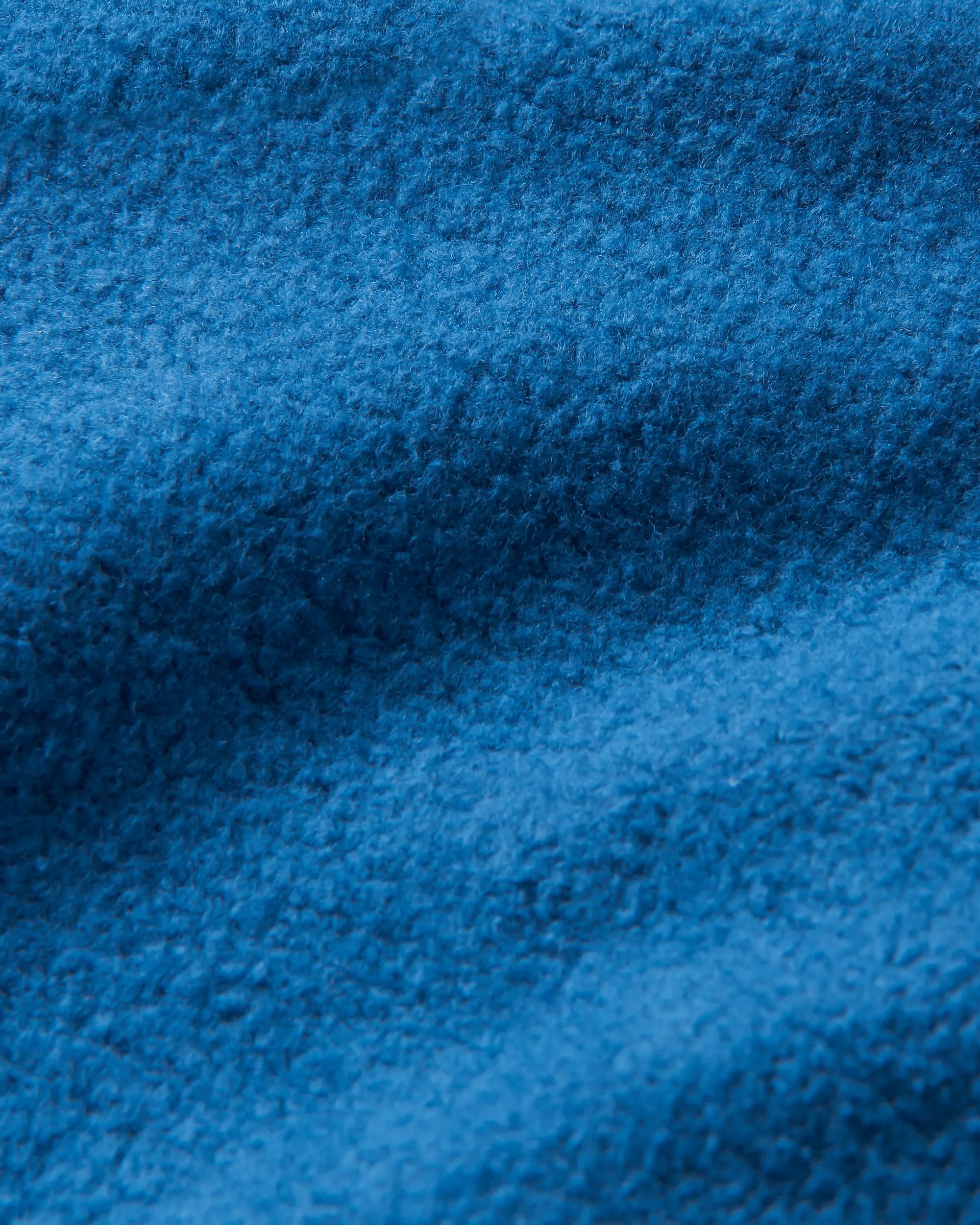 Heritage Full Zip Recycled Cotton Hoodie - Dark Denim - Flatlay