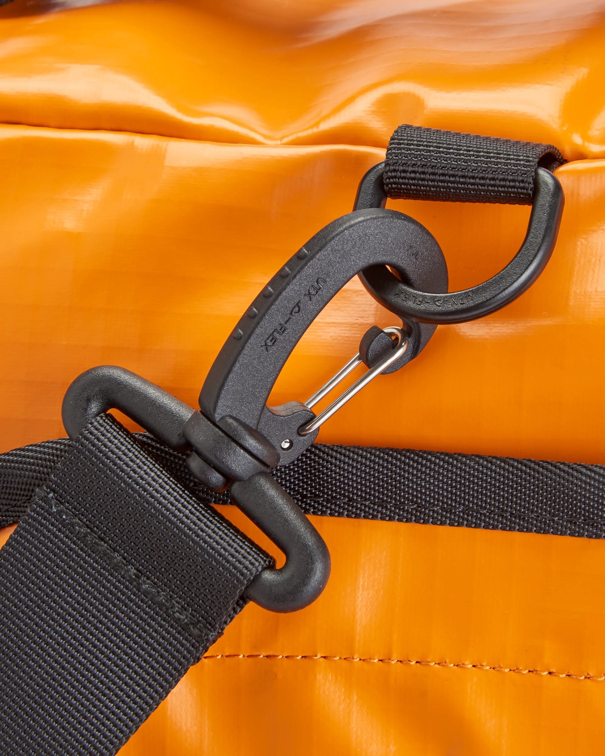 Roamer Recycled 60L Duffel Bag - Sunrise Orange - Flatlay