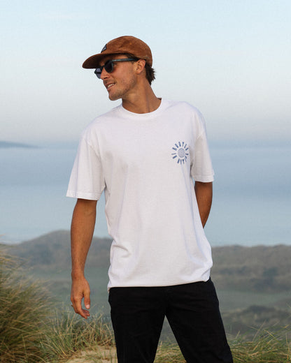 Rooted Recycled Relaxed Fit T-Shirt - White