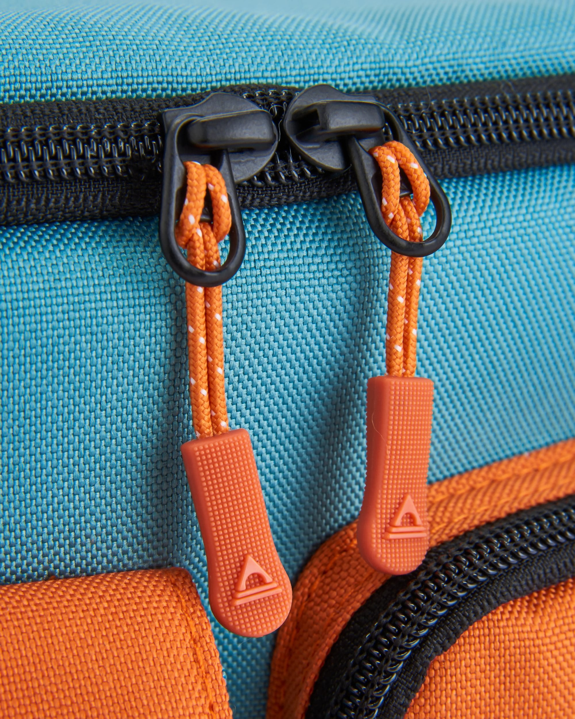 Boondocker Recycled Camera Bag - Arctic/Retro Orange - Flatlay