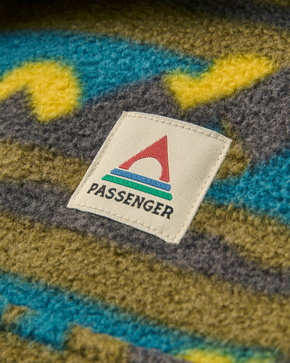 Take It Easy Polar Fleece - Views Dark Olive - Flatlay