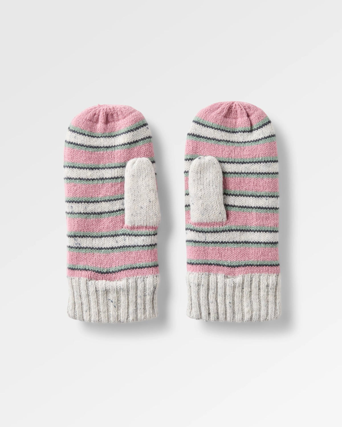 Goldglow Knit Mitten - Pink Haze - Flatlay