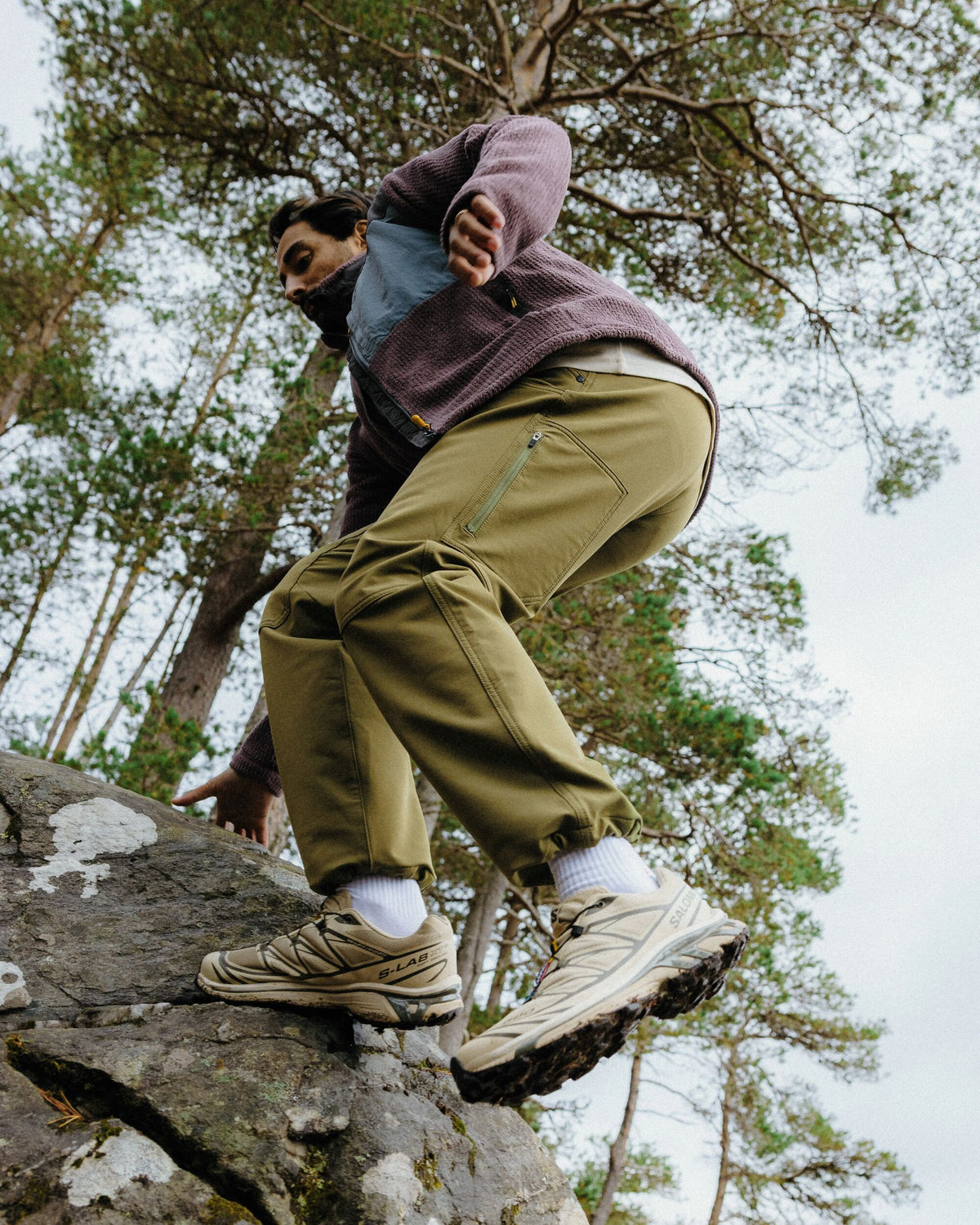 Rockhopper Stretch Active Trouser - Khaki - Lifestyle