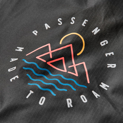 Escapism Recycled Sherpa Lined Changing Robe - Black - Flatlay