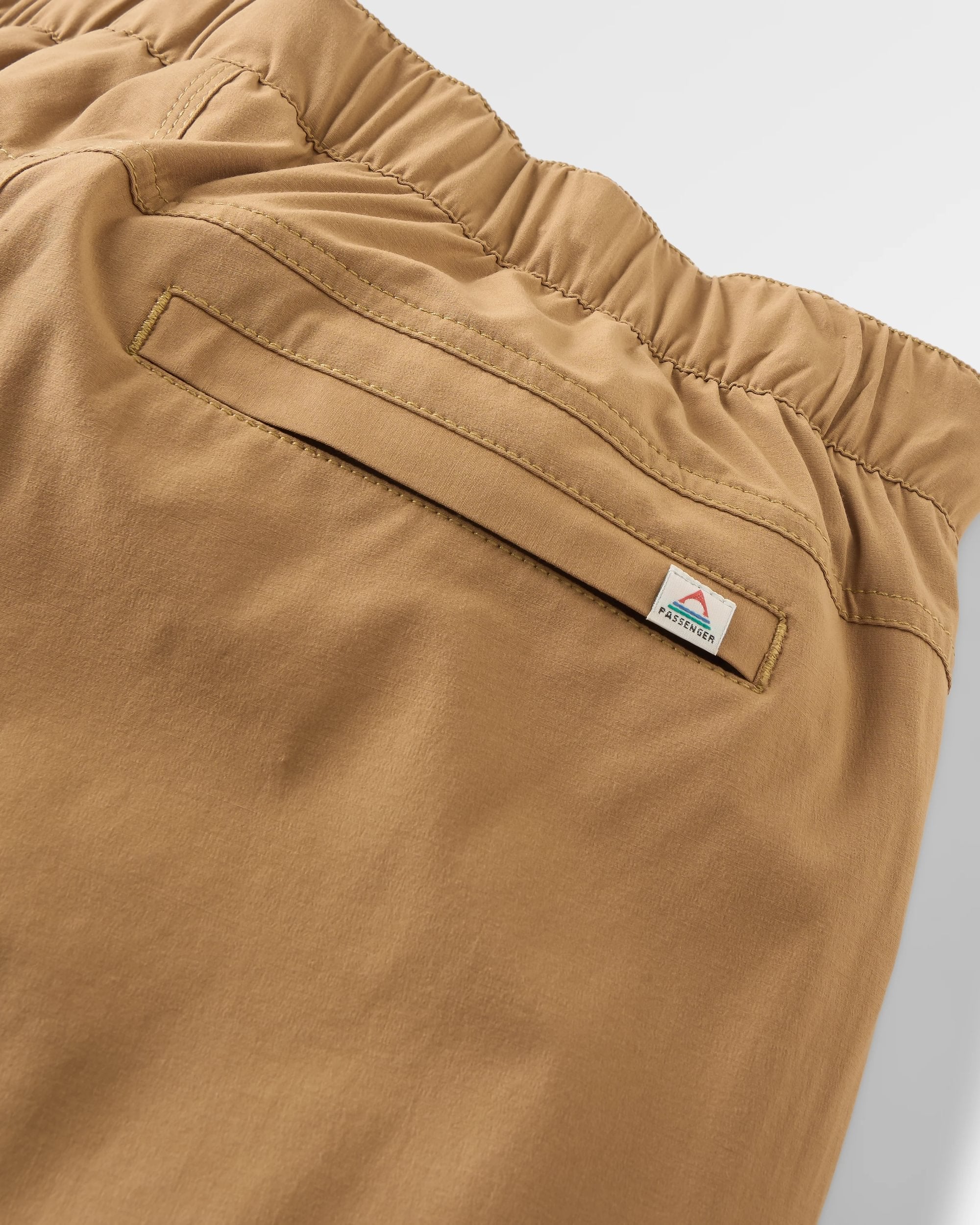 Traveller Trouser - Caramel Brown - Flatlay